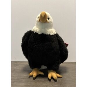 Aurora Plush Bald Eagle Regal Eagle‎ Black White Realistic Pre Owned With Tag